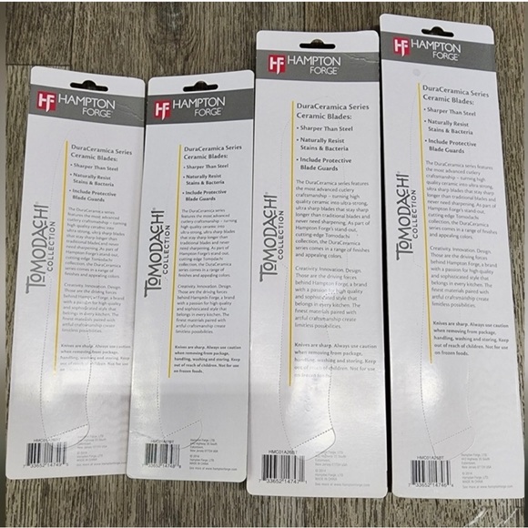 $30 - Hampton Forge Tomodacho Collection 4 piece Ceramic Blades - Picture 6 of 6